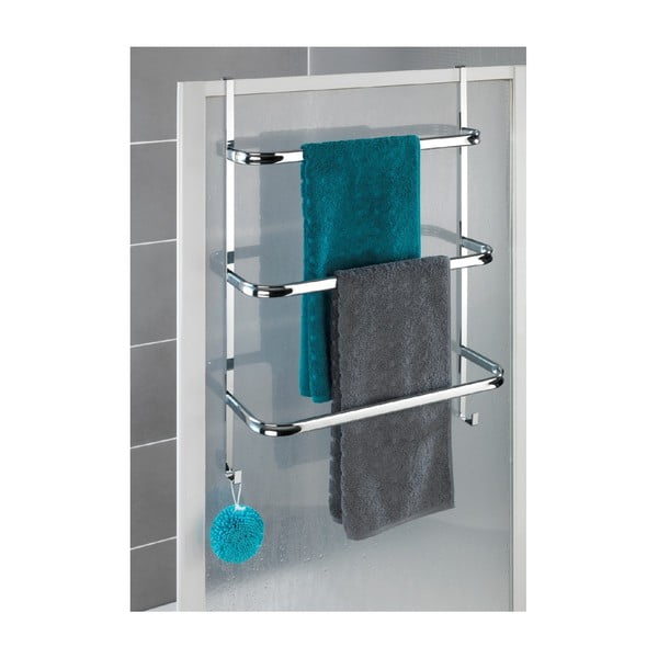 Towel Holder Chrome ezüstszínű fúrásmentes törölközőtartó, 21 x 54 cm - Wenko-image-1