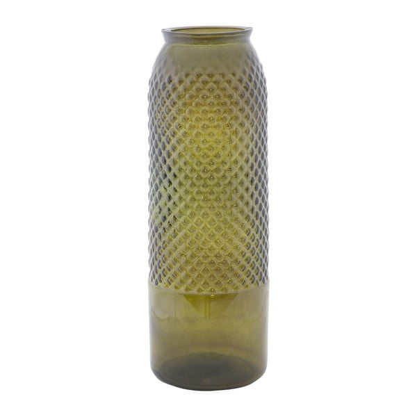 Bolt zöld váza újrahasznosított üvegből, ⌀ 15 cm - Mauro Ferretti