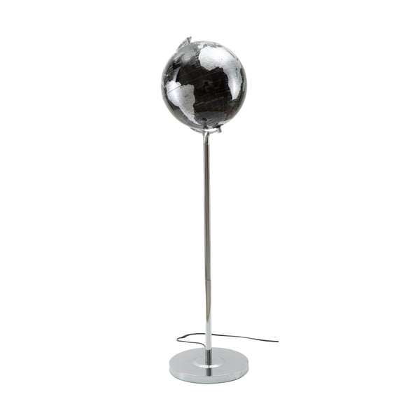 Da Terra fekete-ezüstszínű asztali lámpa, magasság 130 cm - Mauro Ferretti