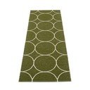 Sötétzöld kültéri-beltéri futószőnyeg 70x200 cm Boo Dark Olive – Pappelina