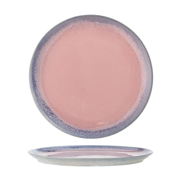 Világos rózsaszín agyagkerámia tányér ø 26,5 cm Paula – Bloomingville