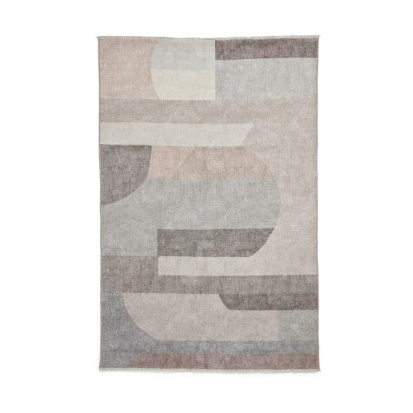 Bézs mosható pamutkeverék szőnyeg 122x170 cm Whisper – Think Rugs