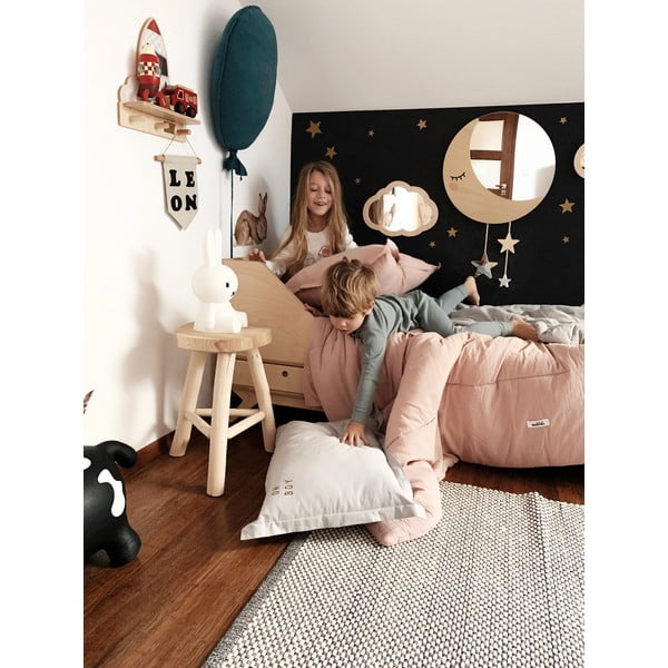 Világosszürke pamut gyerek takaró 80x100 cm – Malomi Kids-image-2