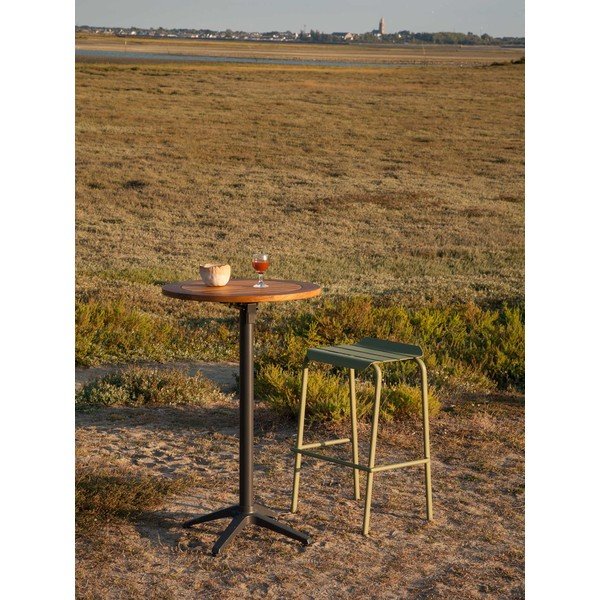 Alumínium kerek kerti étkezőasztal ø 68 cm Spring – Ezeis-image-1