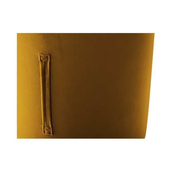 Fiore narancssárga puff, ⌀ 40 cm - Mazzini Sofas-image-3