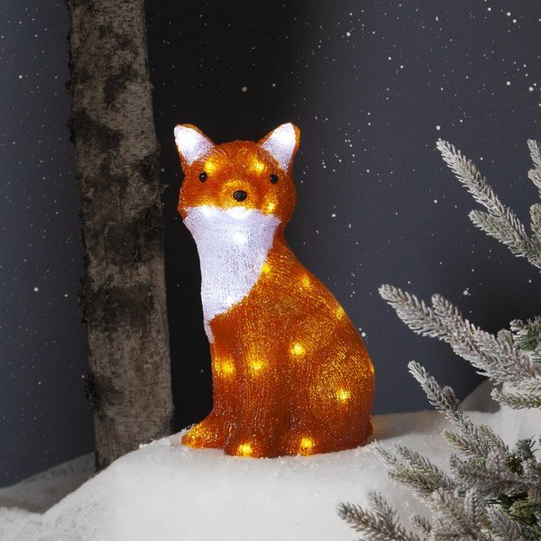 Narancssárga karácsonyi fénydekoráció Crystalo – Star Trading-image-1
