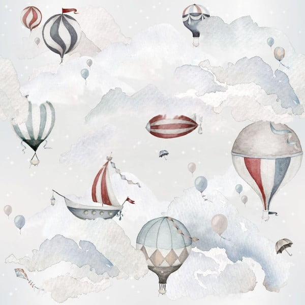 Balloons Adventure gyerek tapéta - Dekornik
