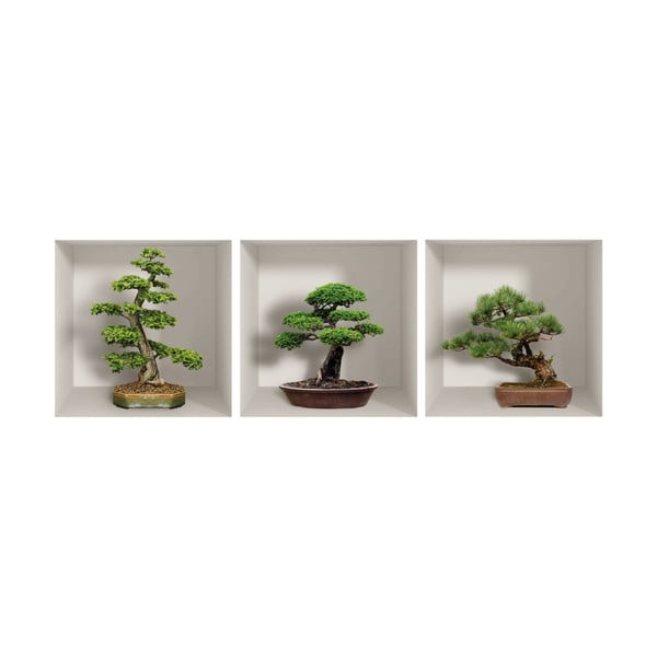 Bonzais 3 db-os 3D falmatrica szett - Ambiance-image-2