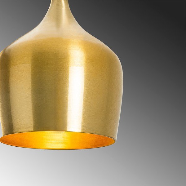 Aranyszínű függőlámpa fém búrával ø 22 cm Dodo – Opviq lights-image-3