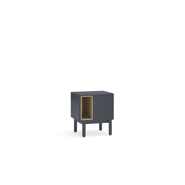 Sötétszürke éjjeliszekrény Corvo - Teulat-image-4