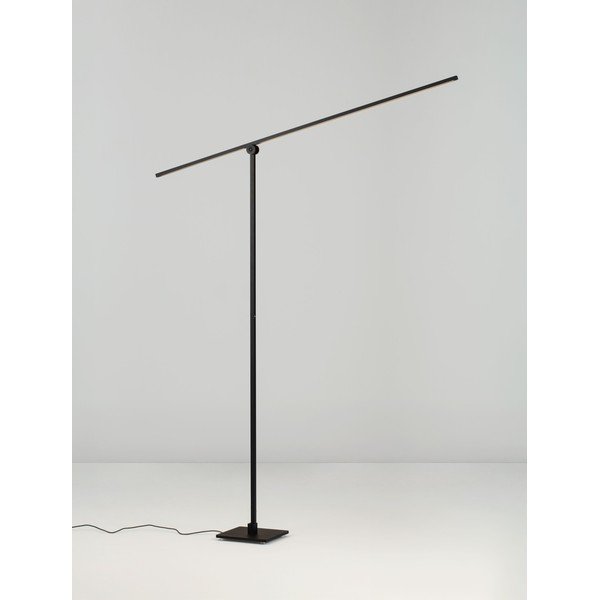 Matt fekete fém LED állólámpa hajlítható szerkezettel-dimmelhető (magasság 144 cm) Tenso – Nova Luce-image-3
