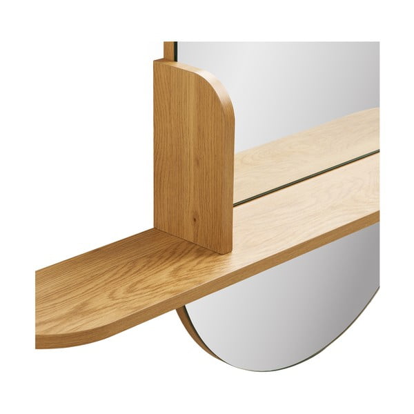 Fali tükör polccal 92x94,5 cm Barco – House Nordic-image-4