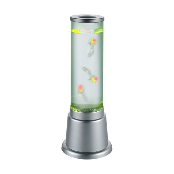 Ezüstszínű LED asztali lámpa (magasság 36 cm) Jelly – Reality