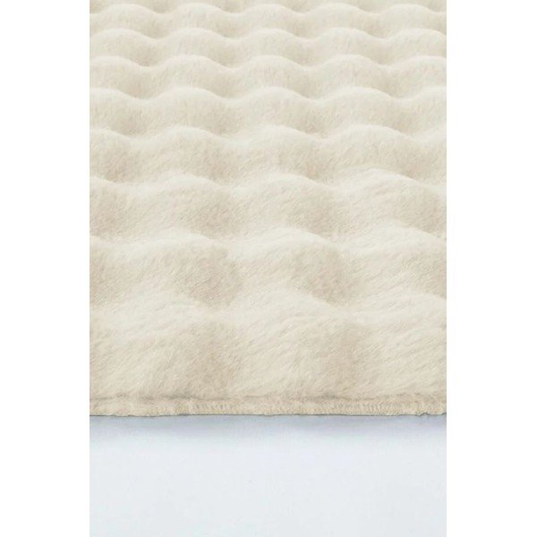 Elefántcsont színű mosható szőnyeg 80x150 cm Bubble Emarald – Mila Home-image-4