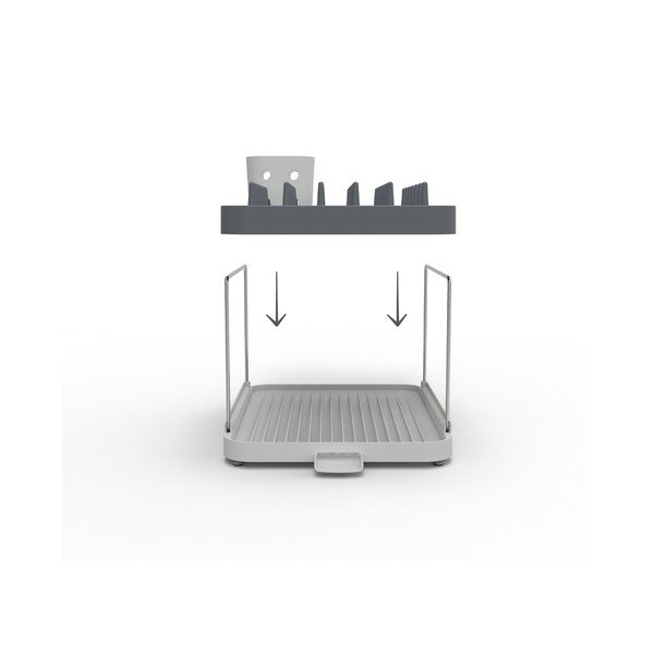 Szürke kétszintes edényszárító Duo – Joseph Joseph-image-4