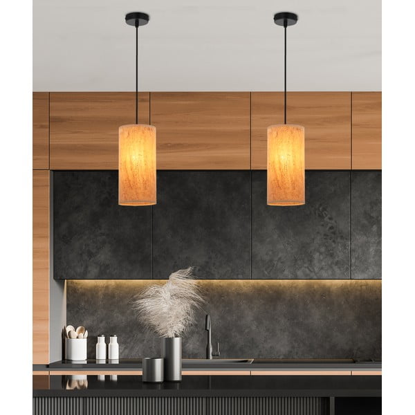 Natúr színű függőlámpa ø 12 cm Aragona – Candellux Lighting-image-1