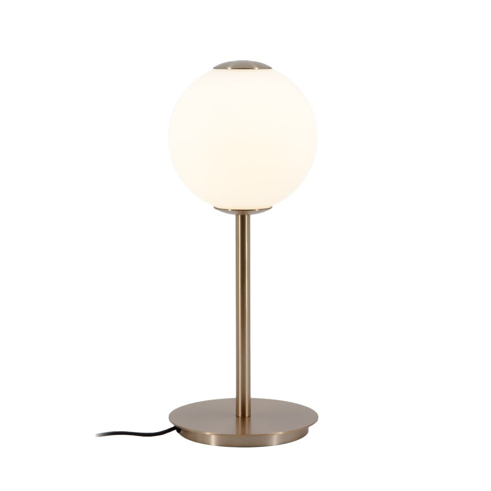 Sárgaréz színű fém LED dimmelhető asztali lámpa üveg búrával (magasság 37 cm) Audrey Table  UMAGE