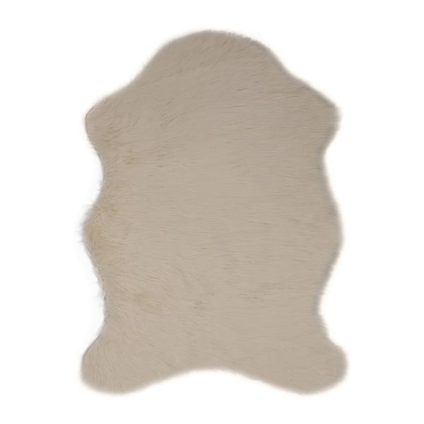 Pelus Cream krémszínű műszőrme szőnyeg, 75 x 100 cm