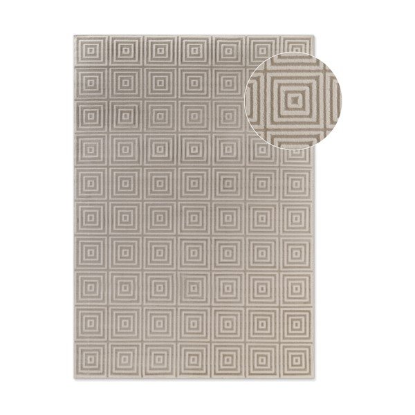 Bézs-krémszínű szőnyeg 120x170 cm Perles Tourmaline – Elle Decoration