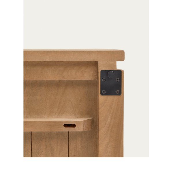 Natúr színű mangófa ágytámla 180x95 cm Licia – Kave Home-image-3