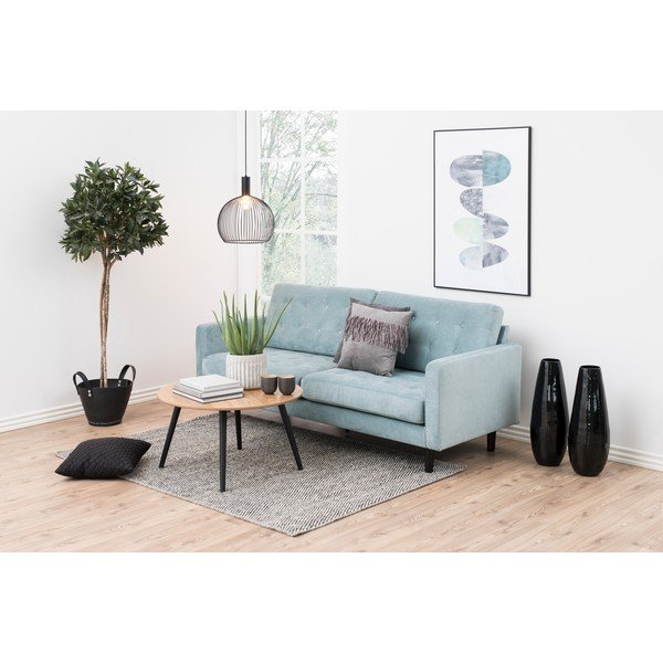 Stafford kőrisfa furnér dohányzóasztal, ⌀ 80 cm - Actona-image-1