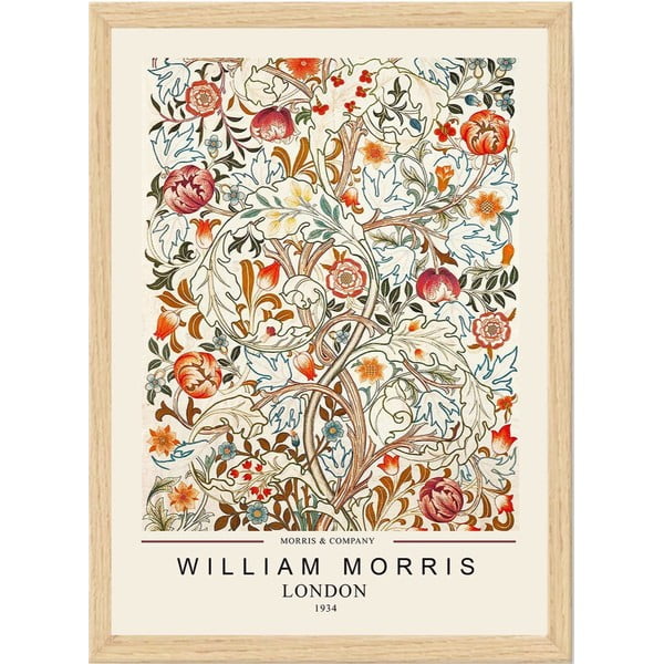 Keretezett poszter 35x45 cm William Morris – Wallity