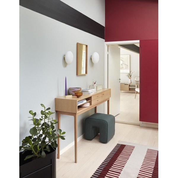 Fehér fali lámpa Kumu – Hübsch-image-1