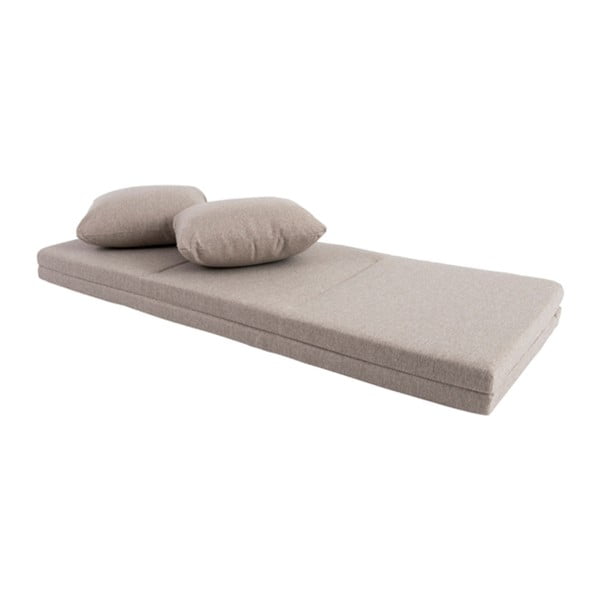 Bézs matrac Lennu kanapéhoz 2 párnával, hossz 190 cm - Kiteen