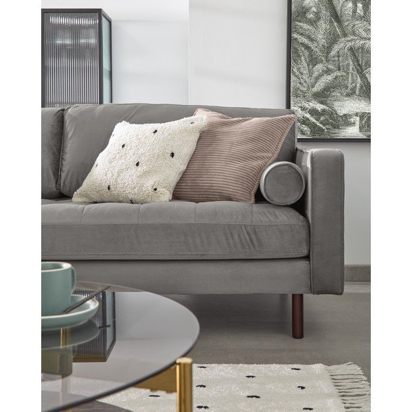 Meri fehér párnahuzat, 45 x 45 cm - Kave Home-image-3