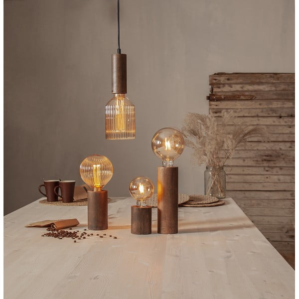 Meleg színű LED dekoratív  izzó E27, 1 W NGC Stripe – Star Trading-image-3