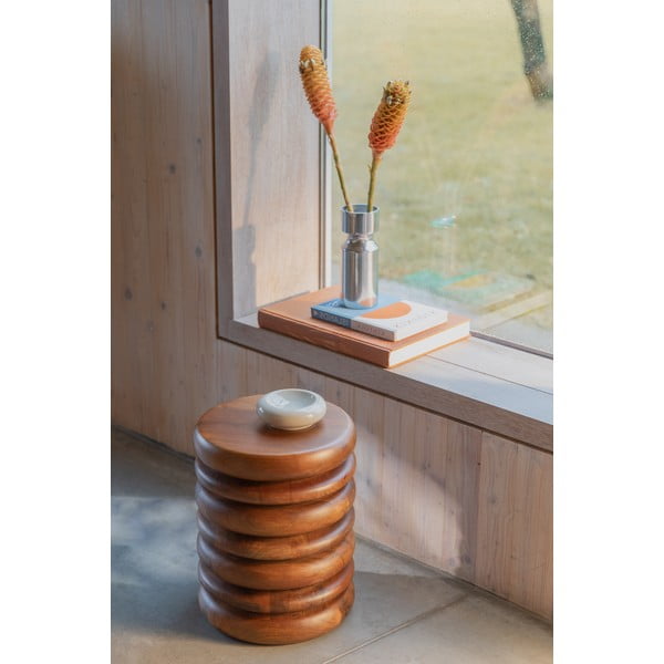 Sötét natúr színű ülőke Disc – Zuiver-image-1