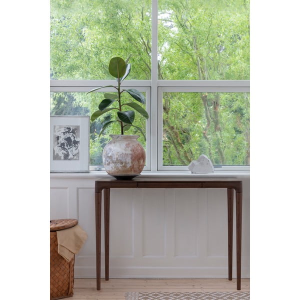 Barna tölgyfa konzolasztal 12x110 cm Heart'n'Soul – UMAGE-image-1