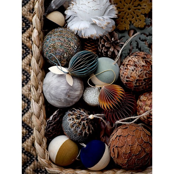 Zada barna karácsonyfadísz - Bloomingville-image-1