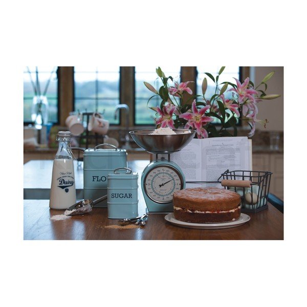 Nostalgia kék cukortartó fémdoboz - Kitchen Craft-image-1