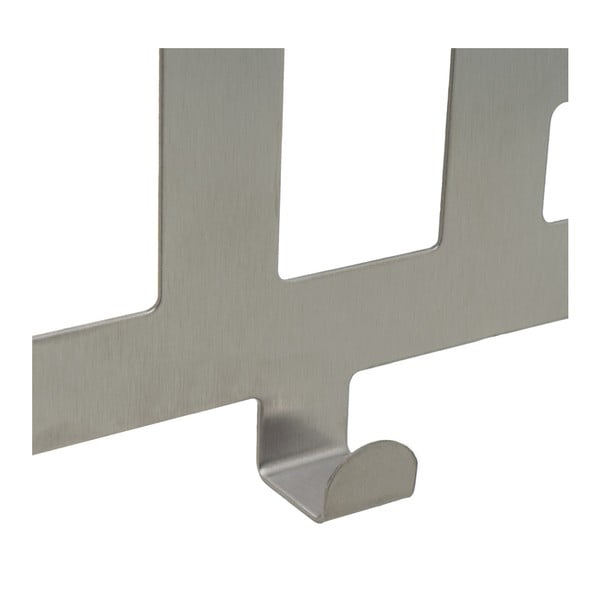 Matt ezüstszínű fém ajtófogas 32 cm Bath – Casa Selección-image-1