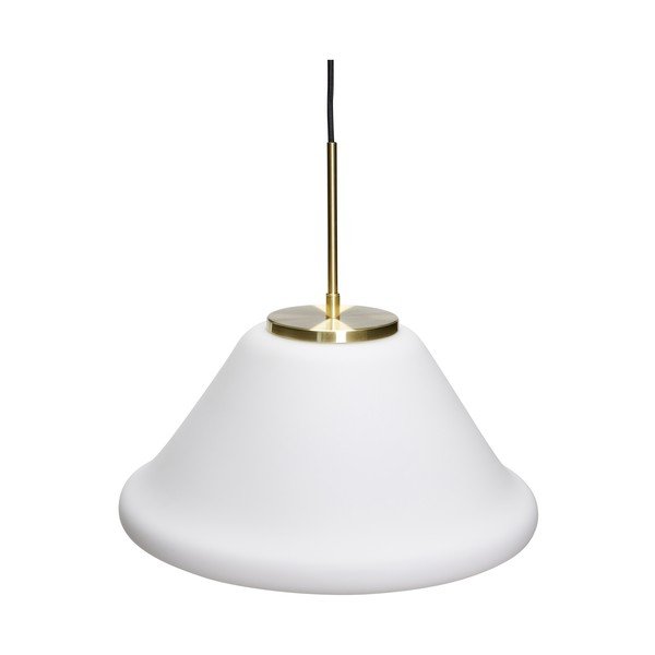 Fehér dimmelhető függőlámpa ø 40 cm Muse – Hübsch-image-2