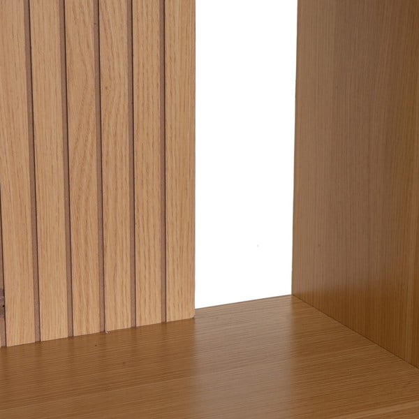 Natúr színű gyerek könyvespolc tölgyfa dekorral 63x159 cm Mid-Lines – Casa Selección-image-2