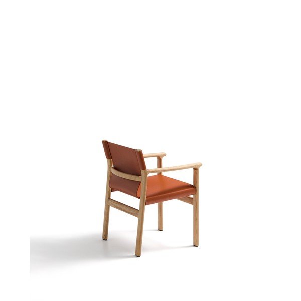 Konyakbarna kőrisfa karfás étkezőszék Jan – Kave Home-image-4