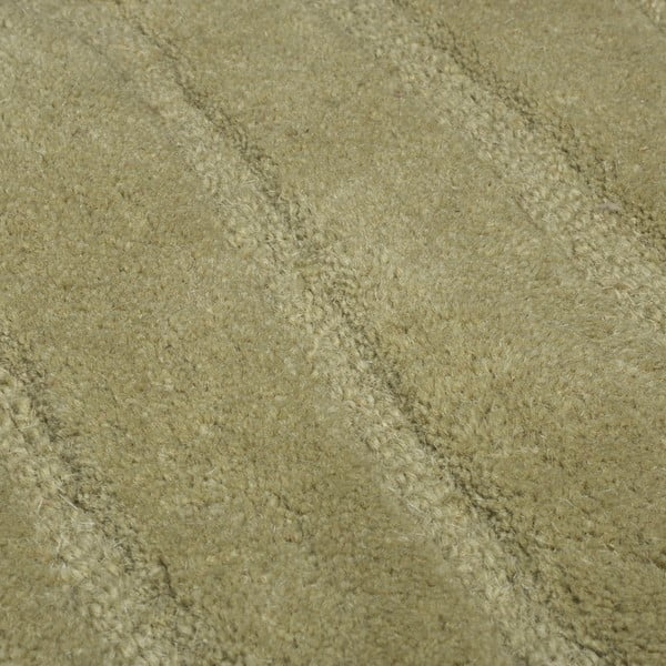 Khaki kézi szövésű gyapjú futószőnyeg 60x230 cm Mesmerise Sage – Flair Rugs-image-2
