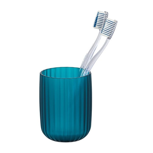 Agropoli petróleumkék fogkefetartó pohár - Wenko-image-1