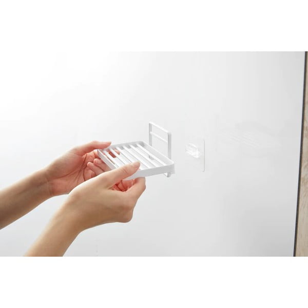 Fehér öntapadós fém szappantartó Film Hook – YAMAZAKI-image-2