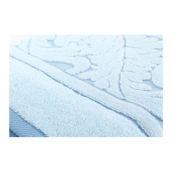 Kék kéztörlő és fürdőlepedő szett - Foutastic-image-1