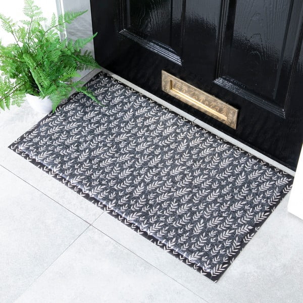 Lábtörlő 40x70 cm Navy Leaf – Artsy Doormats-image-1