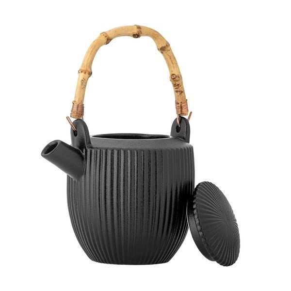 Fekete kőedény teáskanna 850 ml Neri – Bloomingville-image-4