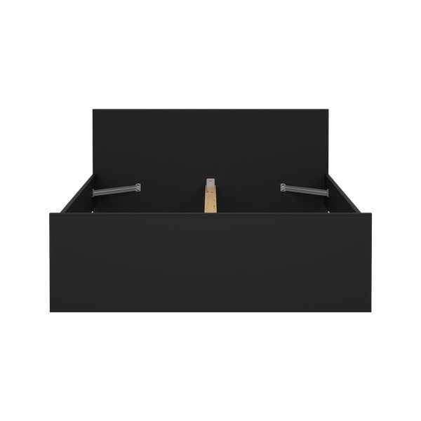 Fekete franciaágy 140x190 cm Naia – Tvilum-image-3