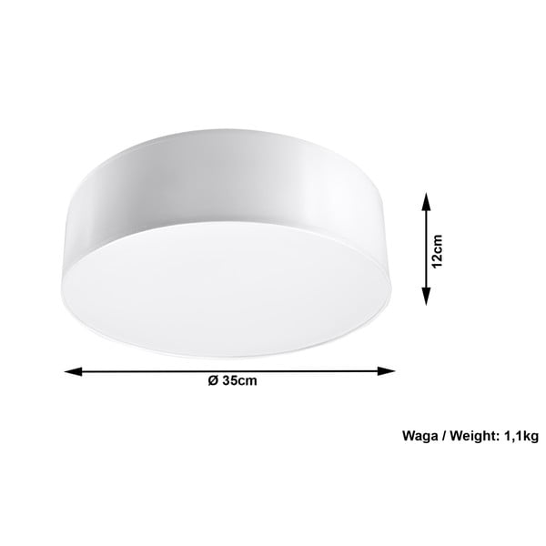 Atis Ceiling fehér mennyezeti lámpa - Sollux-image-4