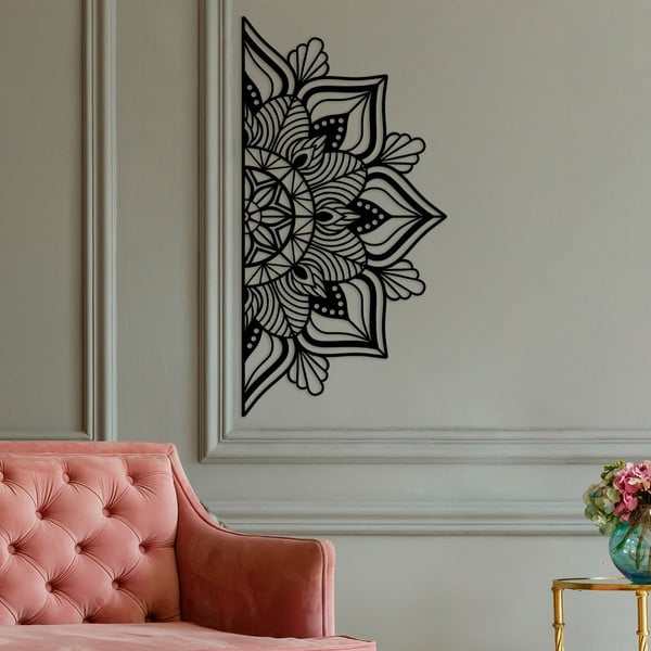 Fém fali dekoráció 118x59 cm Mandala – Wallity-image-4