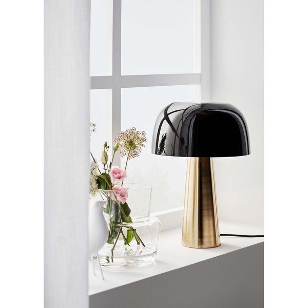 Blanca rézszínű asztali lámpa fekete lámpaburával - Markslöjd-image-1