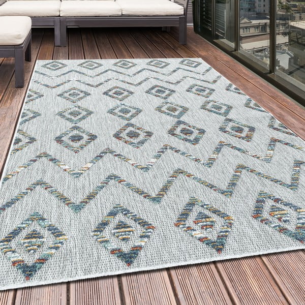 Világosszürke kültéri szőnyeg 200x290 cm Bahama – Ayyildiz Carpets-image-1
