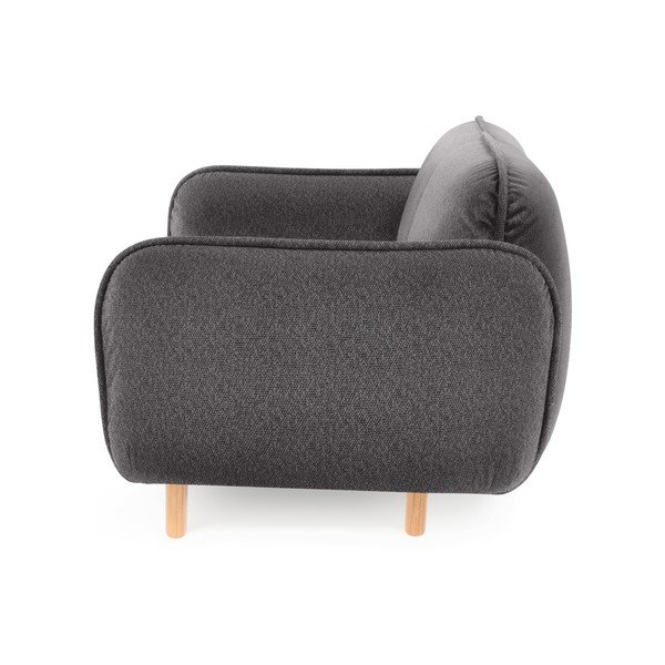 Sötétszürke buklé kanapé 188 cm Bean – EMKO-image-2